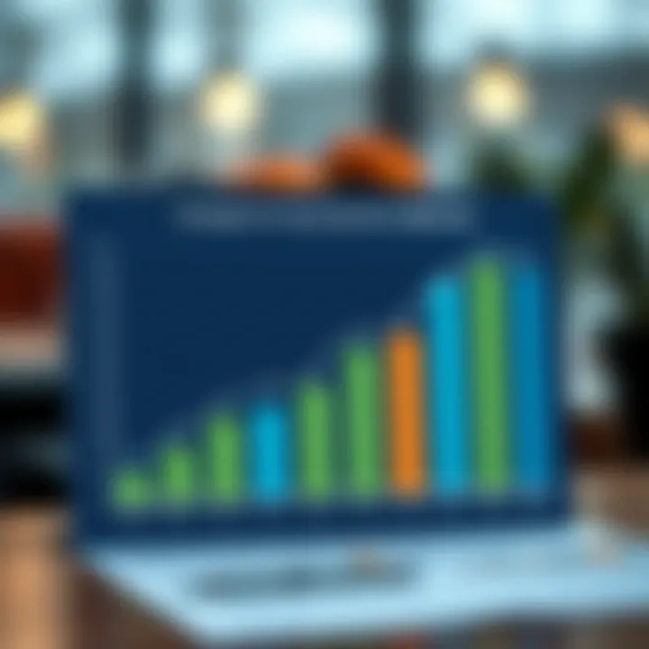Graph showcasing credit score improvement strategies