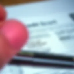 A close-up view of a credit report with highlighted FICO score