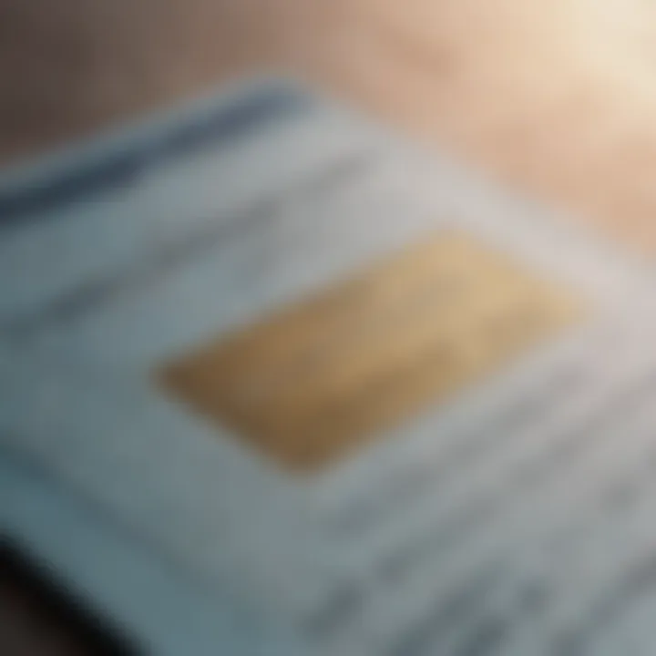 A close-up of a Social Security card showcasing its sensitive information