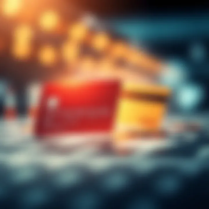 Impact of Joint Credit Cards on Credit Scores Illustration depicting credit score impact