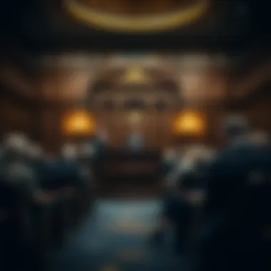 Inside the Probate Court Courtroom setting showcasing probate proceedings