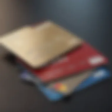 Side-by-side comparison of different credit cards