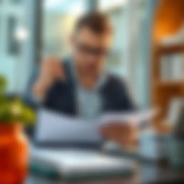 Effective Loan Management Strategies A financial planner organizing loan management strategies