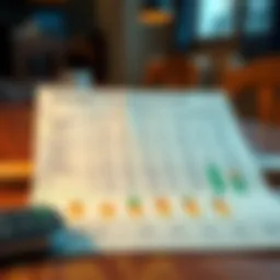 Visual representation of mortgage calculations